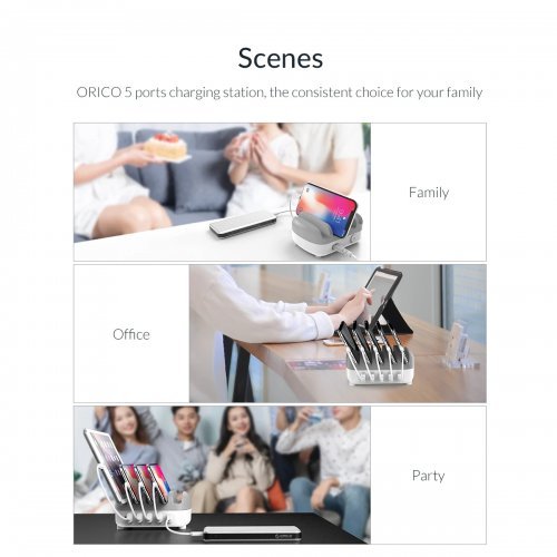 Жично зарядно устройство Orico (снимка 9)