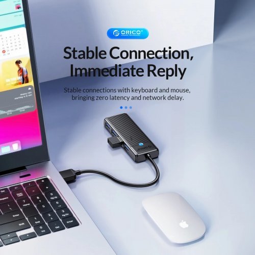 USB хъб Orico PAPW4A-U3-015-BK-EP (снимка 10)