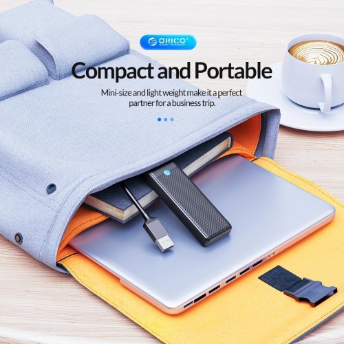 USB хъб Orico PAPW4A-U3-015-BK-EP (снимка 12)