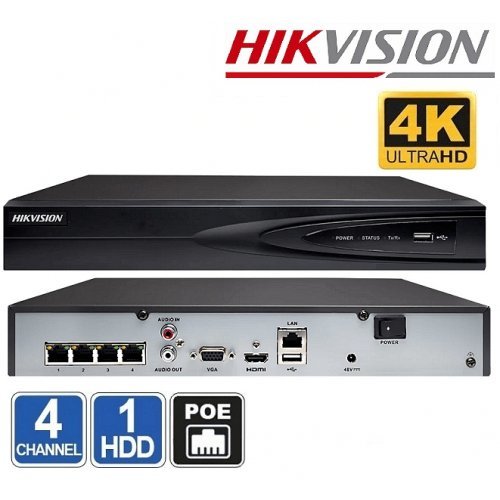 Мрежов видео рекордер Hikvision DS-7604NXI-K1/4P (снимка 1)