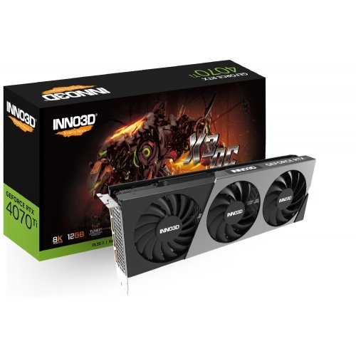 Видео карта Inno3D RTX 4070 Ti N407T3-126XX-186148N (снимка 1)
