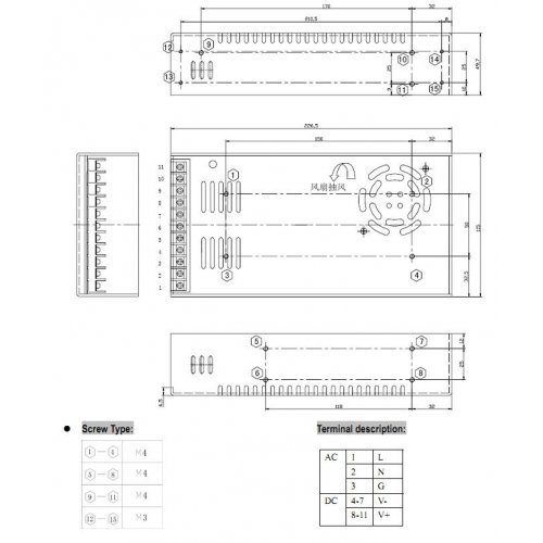 PoE сплитер GZT-H300S48 (снимка 3)