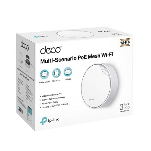 MESH система TP-Link Deco X50-PoE(3-pack) (снимка 4)