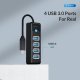 USB хъб Orico PW4U-C3-015-BK-EP