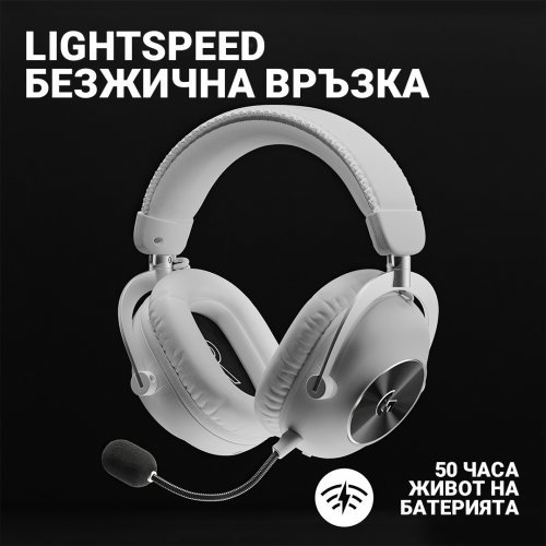 Слушалки Logitech G PRO LIGHTSPEED 981-001263 (снимка 6)