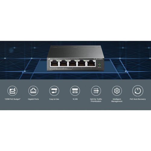 Суич TP-Link TL-SG105MPE (снимка 5)
