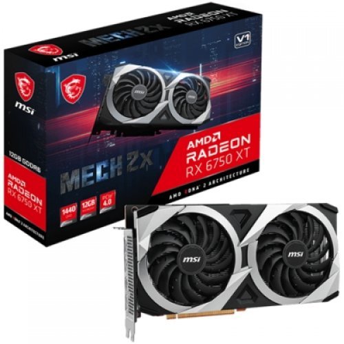 Amd Radeon 650 Видео карта AMD MSI Radeon RX 6750 XT MECH 2X 12G , 12GB GDDR6, 192-bit ...