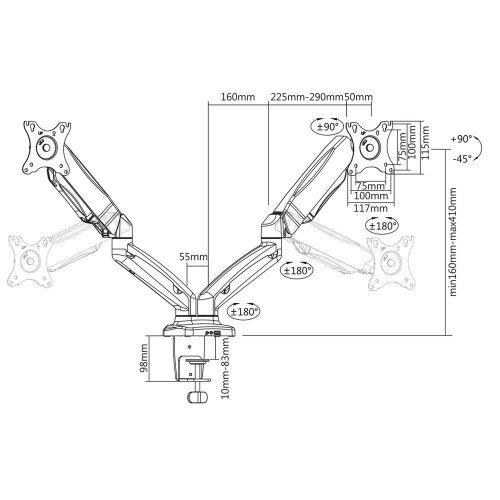 Стойки и стендове > ACT AC8312 (снимка 3)
