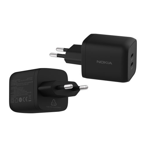 Зарядно устройство Nokia DUAL PORT WALL CHARG 65W 8P00000273 (снимка 1)
