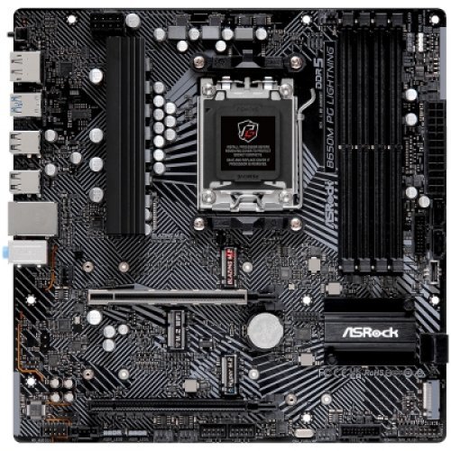 Дънна платка ASRock B650M PG LIGHTNING (снимка 2)