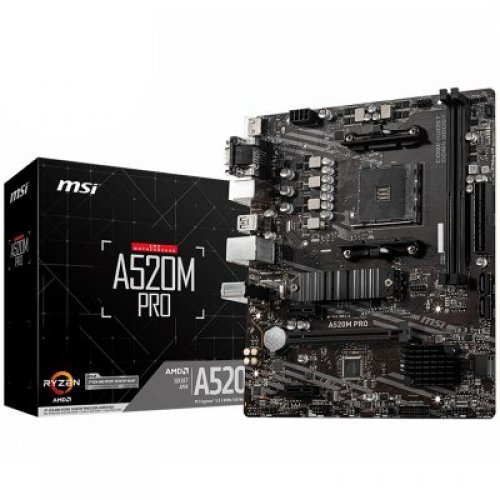 Дънна платка MSI A520M_PRO (снимка 1)