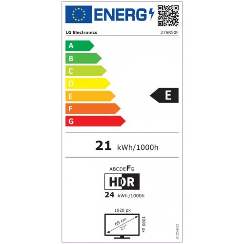 Монитор LG 27SR50F-W (снимка 6)