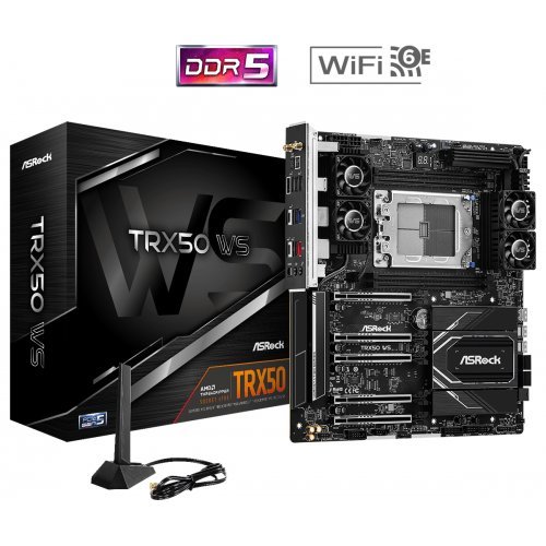 Дънна платка ASRock TRX50 WS (снимка 3)