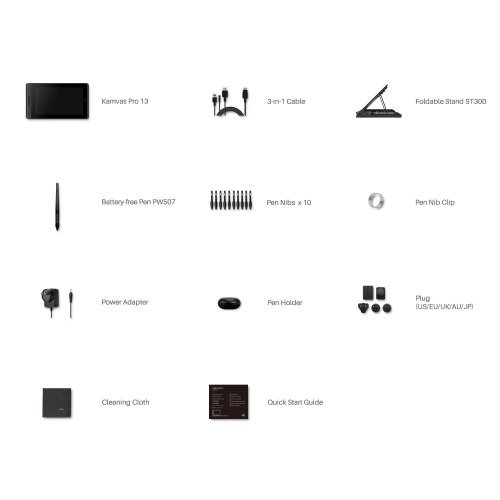 Графичен таблет HUION GT133 (снимка 7)