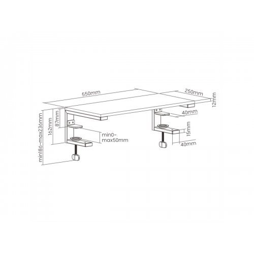Компютърни бюра > Roline 17.03.0116 (снимка 2)