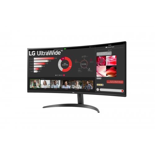 Монитор LG 34WR50QC-B (снимка 2)