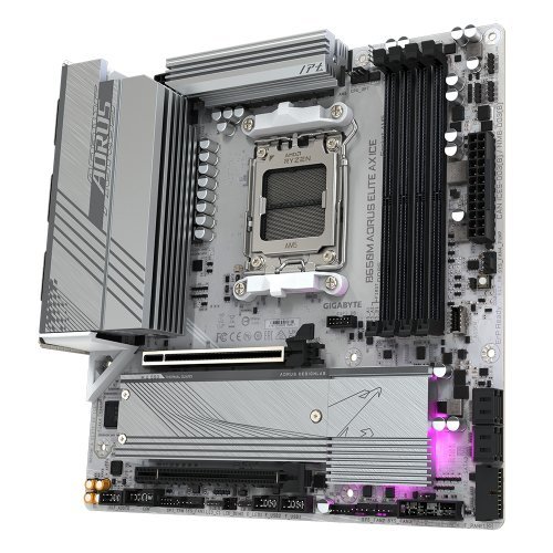 Дънна платка Gigabyte B650M B650M A ELITE AX ICE (снимка 2)