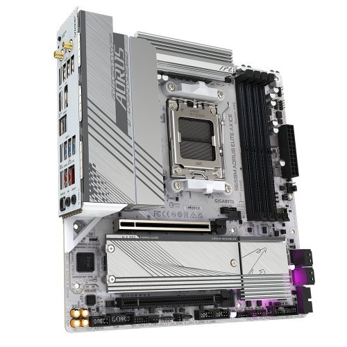 Дънна платка Gigabyte B650M B650M A ELITE AX ICE (снимка 3)