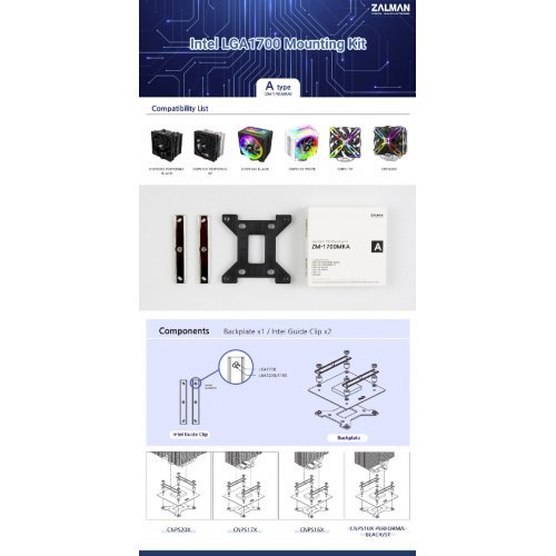 Охлаждане Zalman ZM1700-MKA (снимка 2)