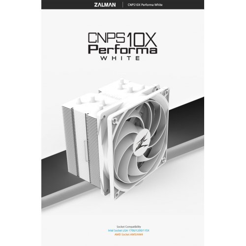 Охлаждане за компютри > Zalman CNPS10X-PERFORMA-WH (снимка 2)