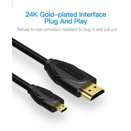 Видео кабел Vention VAA-D03-B150 (снимка 3)