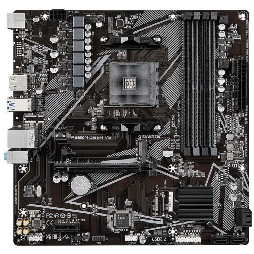 Дънна платка Gigabyte A520M DS3H V2 (снимка 2)