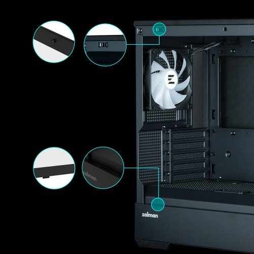 Компютърна кутия Zalman ZM-P30-BK (снимка 5)
