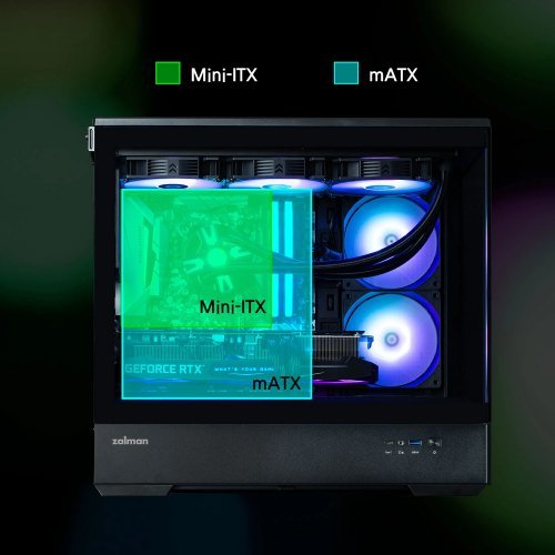 Компютърна кутия Zalman ZM-P30-BK (снимка 22)