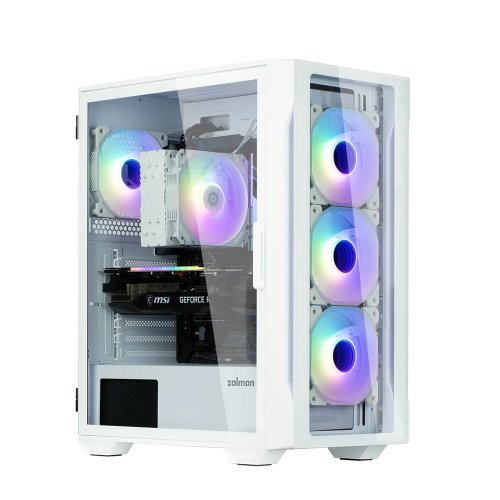 Компютърна кутия Zalman ZM-I3-NEO-TG-White (снимка 2)