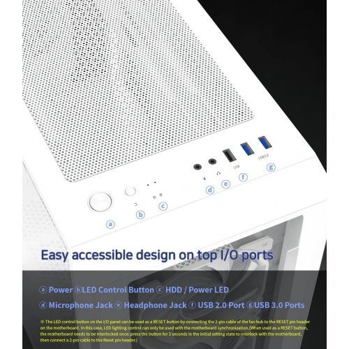 Компютърна кутия Zalman ZM-I3-NEO-TG-White (снимка 12)