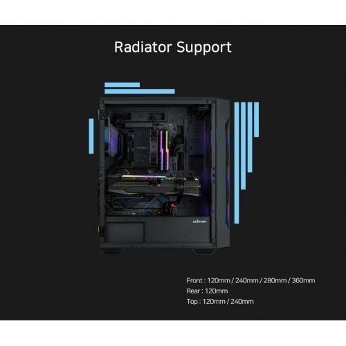 Компютърна кутия Zalman ZM-I3-NEO-TG-Black (снимка 5)