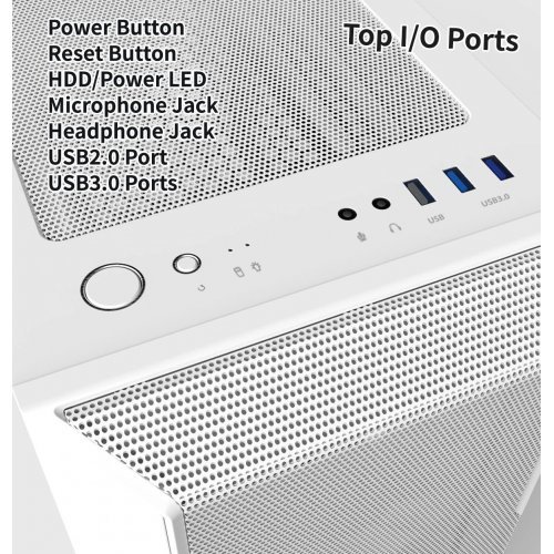 Компютърна кутия Zalman ZM-I3-NEO-WH (снимка 5)