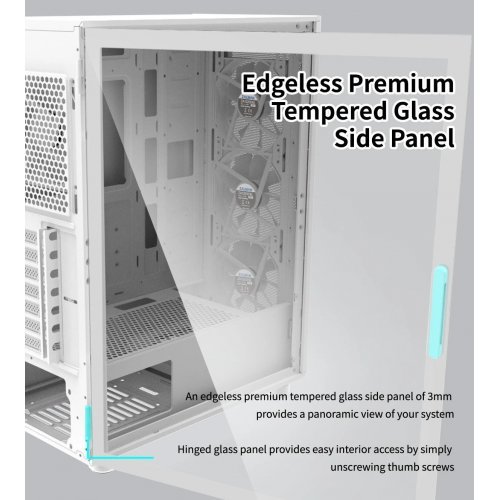 Компютърна кутия Zalman ZM-I3-NEO-WH (снимка 9)