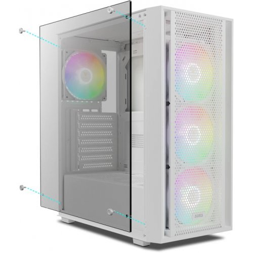 Компютърна кутия Gamdias GAMDIAS-AURA-GC2-ELITE-WH (снимка 7)