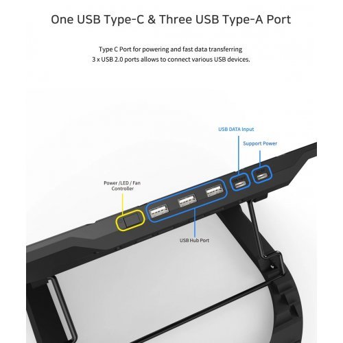Стенд за лаптоп Zalman ZM-NS3000 (снимка 6)