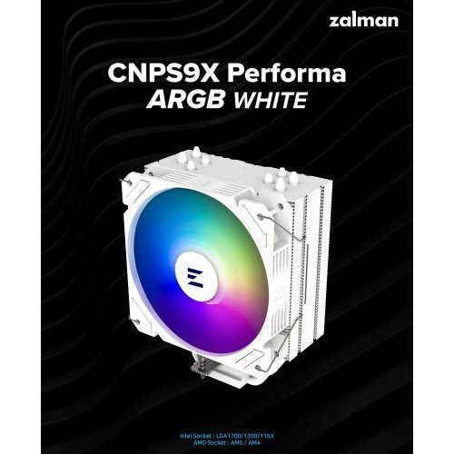 Охлаждане Zalman CNPS9X CNPS9X-PRF-ARGB-WH (снимка 6)