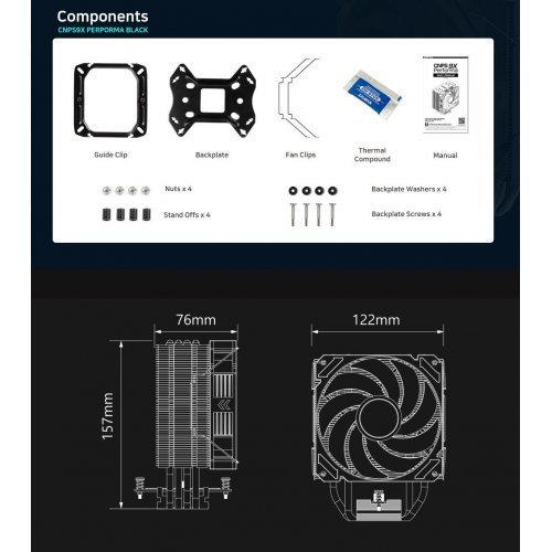 Охлаждане Zalman PERFORMA CNPS9X-PERFORMA (снимка 15)