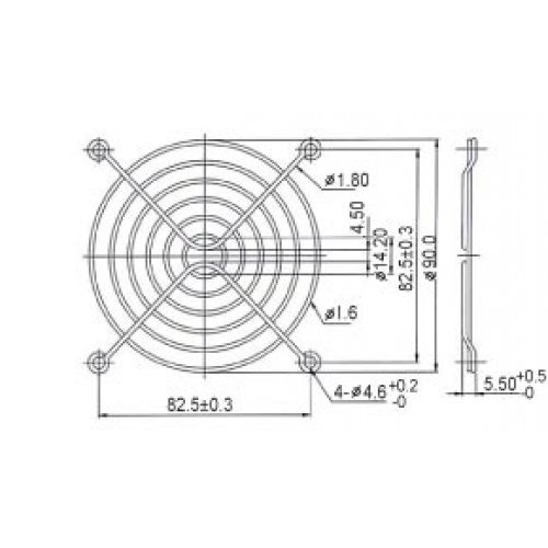 Охлаждане Evercool FG-90/M (снимка 3)