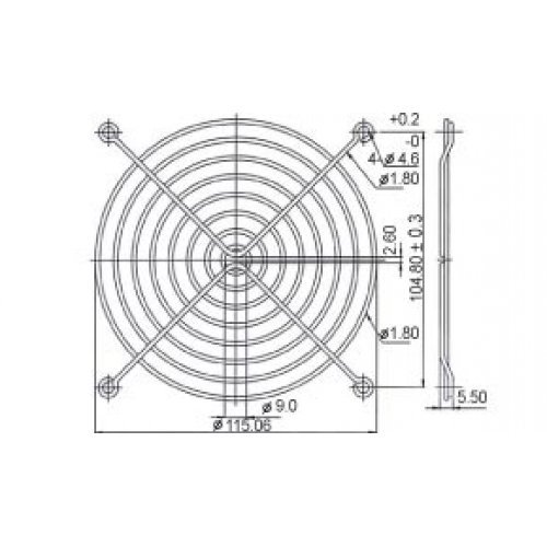 Охлаждане Evercool FG-120/M (снимка 2)