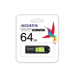 USB флаш памет Adata ACHO-UC300-64G-RBK/GN