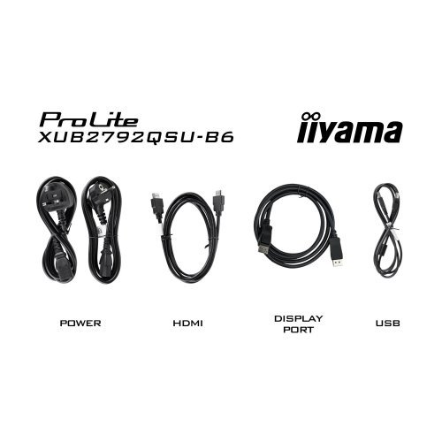Монитор iiyama XUB2792QSU-B6 (снимка 8)