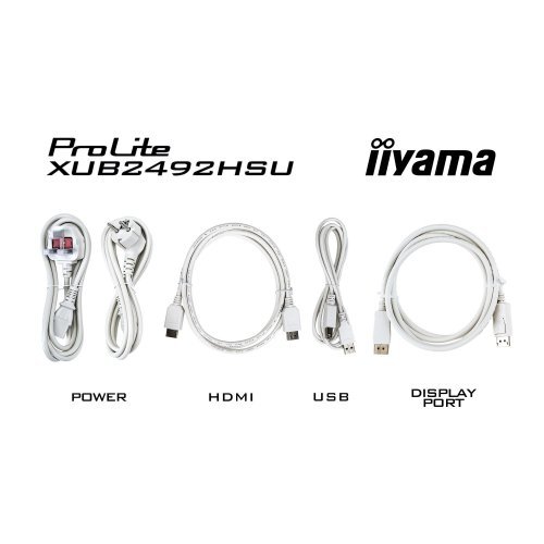 Монитор iiyama XUB2492HSU-W6 (снимка 5)