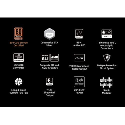 Захранващ блок Zalman ZM750-GV3 (снимка 14)