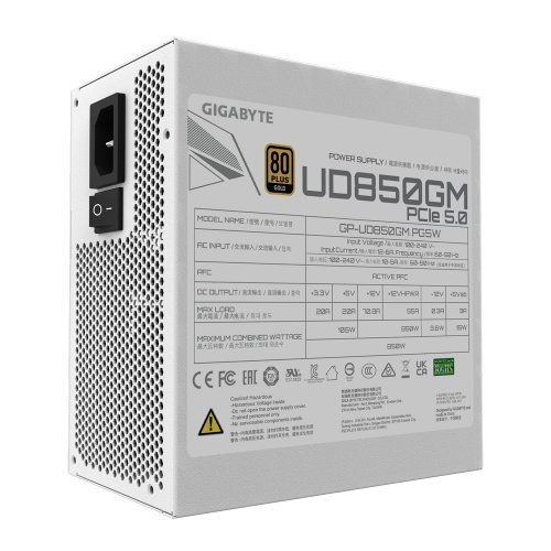 Захранващ блок Gigabyte UD850GM PG5W GP-UD850GM PG5W (снимка 4)