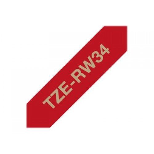 Консумативи за етикетни принтери > Brother TZERW34 (снимка 3)