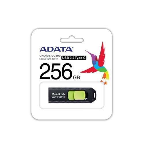 USB флаш памет Adata UC300 ACHO-UC300-256G-RBK/GN (снимка 1)