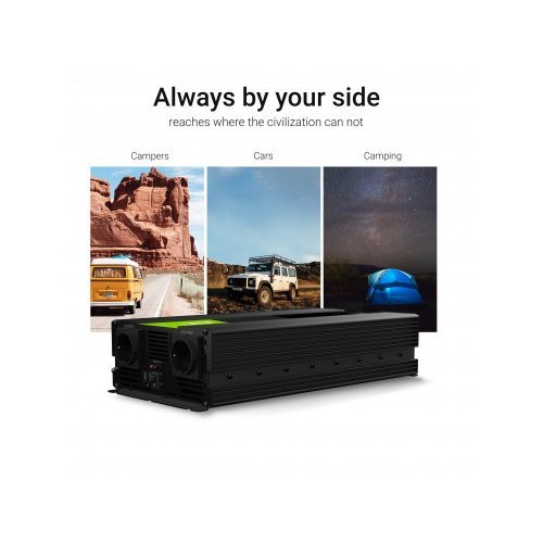 Инвертори на напрежение > GREEN CELL GC-INVERT-12V-3000W-INV12 (снимка 2)