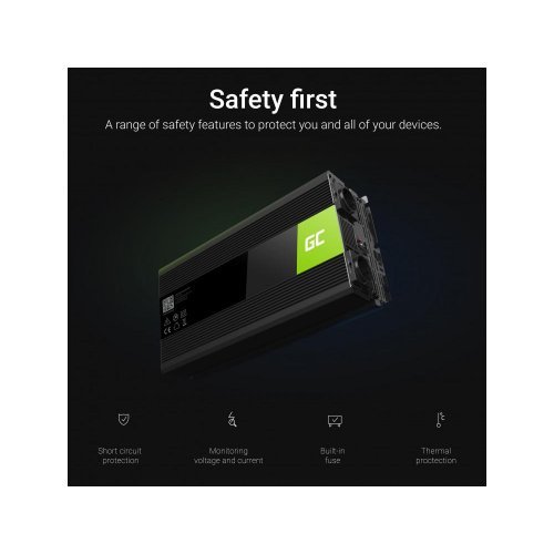 Инвертори на напрежение > GREEN CELL GC-INVERT-12V-1500W-INV22 (снимка 3)