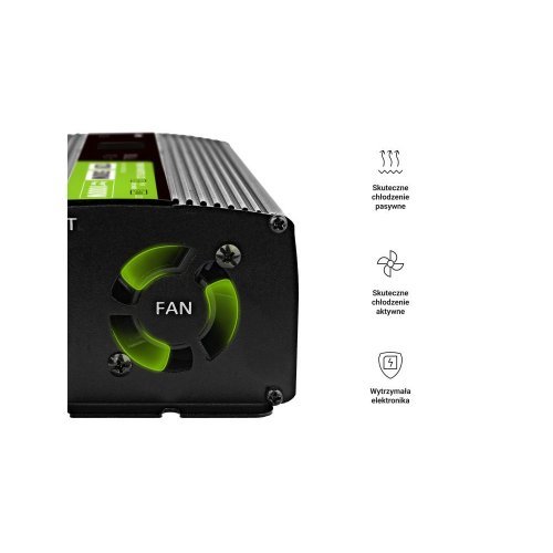 Инвертори на напрежение > GREEN CELL GC-INV-12V-500W-GCP500LCD (снимка 2)