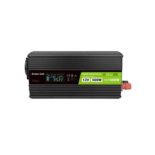 Инвертори на напрежение > GREEN CELL GC-INV-12V-500W-GCP500LCD (снимка 3)